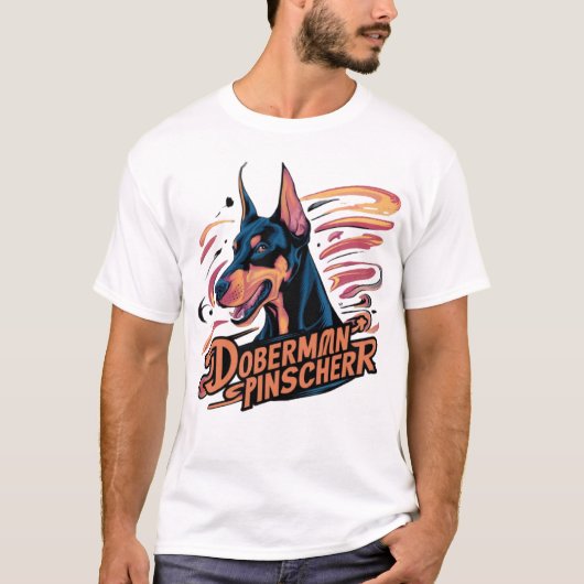 Dobermann Pinscher T-shirt (Voorkant)