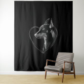 Dobermann-pinscher Wandkleed (In situ)