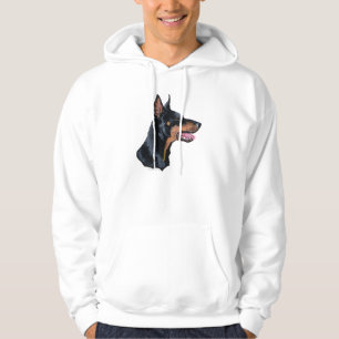 Dobermann Profiel Hoodie