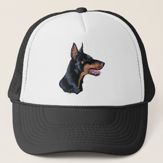 Dobermann-profiel Trucker Pet (Voorkant)