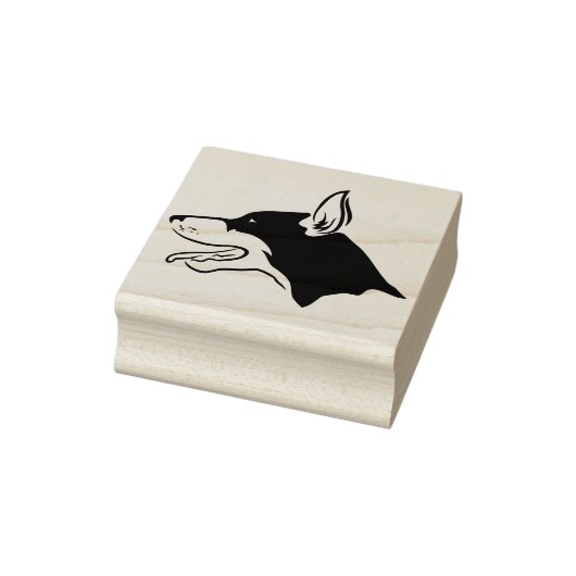 dobermann profielzegel rubberstempel (Stempel)