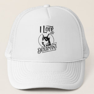Dobermann Puppy Hond  Mama Papa Liefde Trucker Pet
