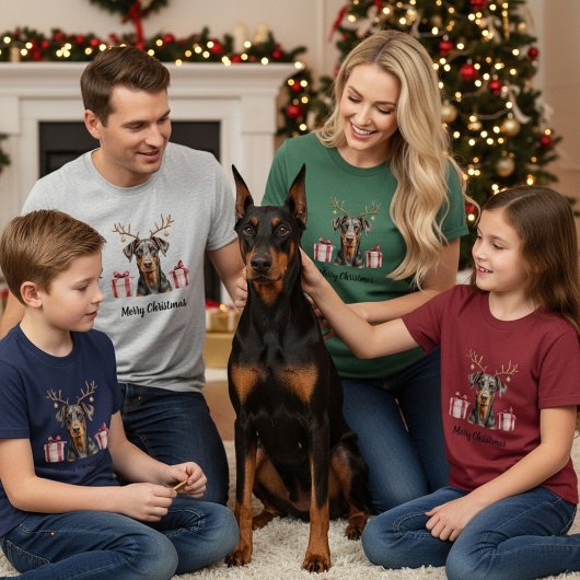 Dobermann Rendier T-shirt