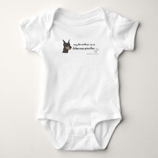 dobermann romper (Voorkant)