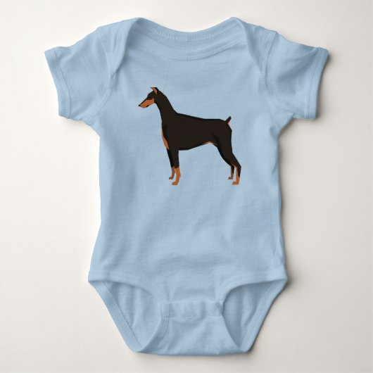 Dobermann Romper (Voorkant)