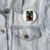 Dobermann Ronde Button 5,7 Cm (In situ)