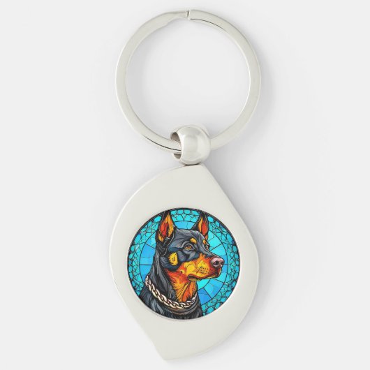 Dobermann Sleutelhanger (Voorkant)