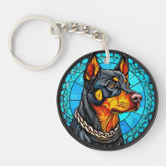 Dobermann Sleutelhanger (Voorkant)