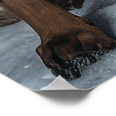 Dobermann Sneeuw slee Kerst decoratie  (Hoek)