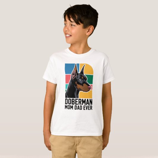 Dobermann T-shirt (Voorkant volledig)
