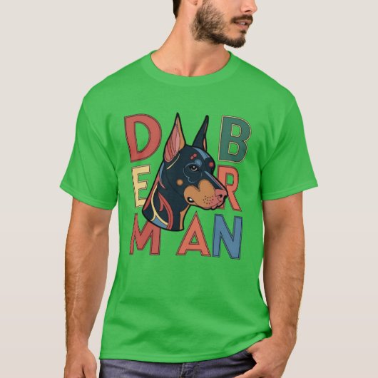 Dobermann T-shirt (Voorkant)