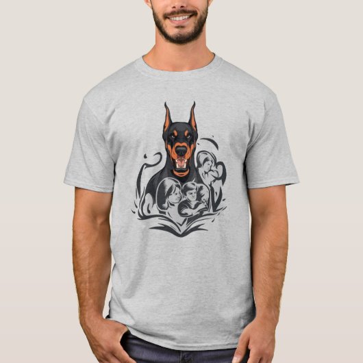 Dobermann T-shirt (Voorkant)