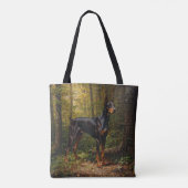 Dobermann Tote Bag (Achterkant)