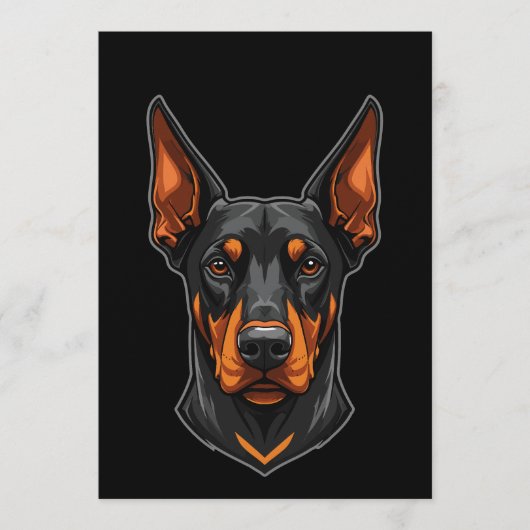 Dobermann Vibes – Für alle mit ’nem Dobie Kaart (Voorkant)