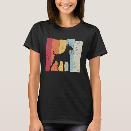Dobermann wandelen t-shirt (Voorkant)