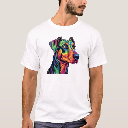 Dobermannliefhebber T-shirt (Voorkant)