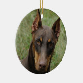 Dobermans Keramisch Ornament (Rechts)