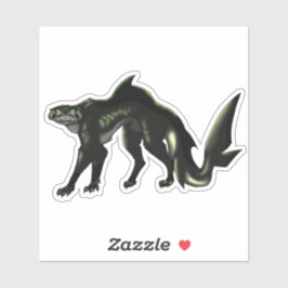 Dobhar-chu Ierse mythe donkere fantasie wezen Sticker