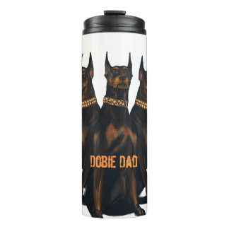 Dobie Dad, Doberman, doberman lover, doberman owne Thermosbeker