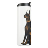 Dobie Dad, Doberman, doberman lover, doberman owne Thermosbeker (Gedraaid links)