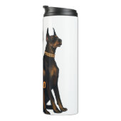 Dobie Dad, Doberman, doberman lover, doberman owne Thermosbeker (Geroteerd rechts)