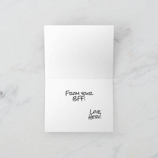 Dobie Dad Vaderdag Wenskaart Kaart (Binnen)