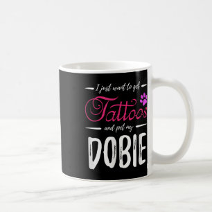 Dobie Hondenliefhebber Tattoo Shirt Funny Doberman Koffiemok
