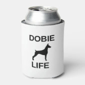 dobie-leven blikjeskoeler (Blikje Voorkant)