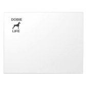 dobie-leven notitieblok (Voorkant)
