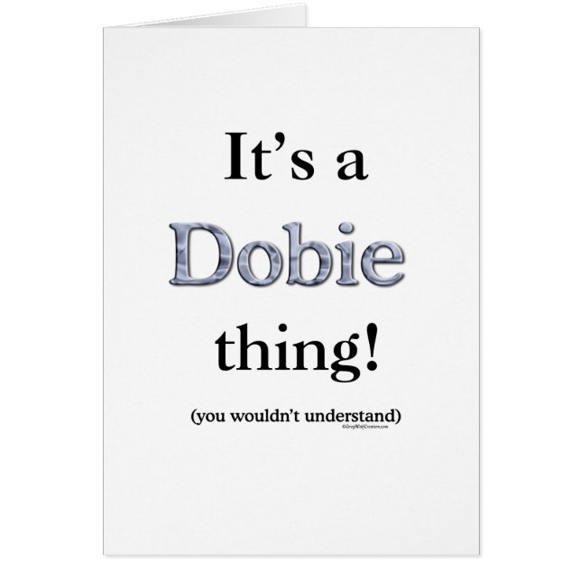 Dobie Thing (Voorkant)
