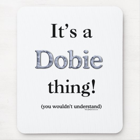 Dobie Thing Muismat (Voorkant)