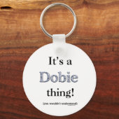 Dobie Thing Sleutelhanger (Achterkant)