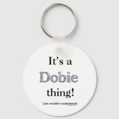 Dobie Thing Sleutelhanger (Achterkant)