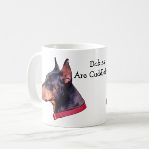 Dobies are Cuddlebugs Doberman Foto Koffiemok