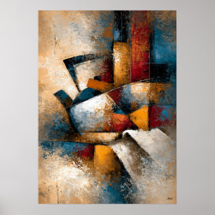 Dobin Thee Ritueel Japans Abstract Theepot Muur Ku Poster
