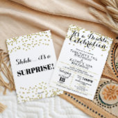 Doble Celebration Confetti Nepgoud Uitnodiging