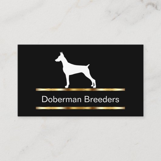 Dobrman Breeder Visitekaartjes (Voorkant)