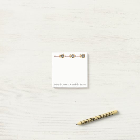 Dobro Akoestische gitaren Post-it® Notes (Op bureau)