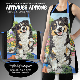 DOBRO Australian Shepherd All-Over Print Schort