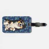 DOBRO Australian Shepherd • ArtMuse Journey Serie Bagagelabel (Achterkant horizontaal)