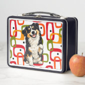DOBRO - Australische Herder Metal Lunchbox (In situ)