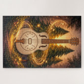 Dobro-bos gloeiende bosdroom legpuzzel (Horizontaal)