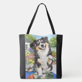 DOBRO de Australian Shepherd Tote Bag (Achterkant)