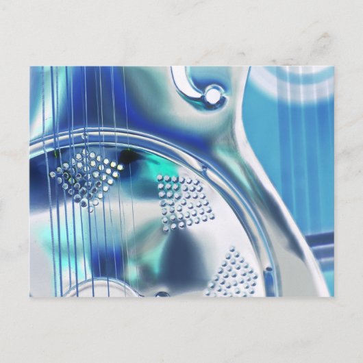 DOBRO, gitaar ArT, Briefkaart Cool (Voorkant)