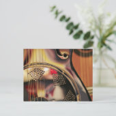 DOBRO, gitaar ArT, Briefkaart Cool (Staand voorkant)