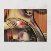 DOBRO, gitaar ArT, Briefkaart Cool