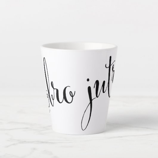 dobro jutro Goedemorgen Republiek Kroatië Latte Mok (Voorkant)