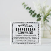 Dobro-licentie Briefkaart (Staand voorkant)