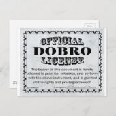Dobro-licentie Briefkaart (Voorkant / Achterkant)