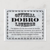 Dobro-licentie Briefkaart (Voorkant)